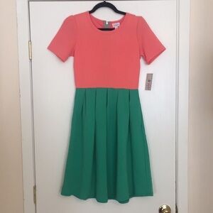 S LuLaRoe Amelia Dress C06 1933